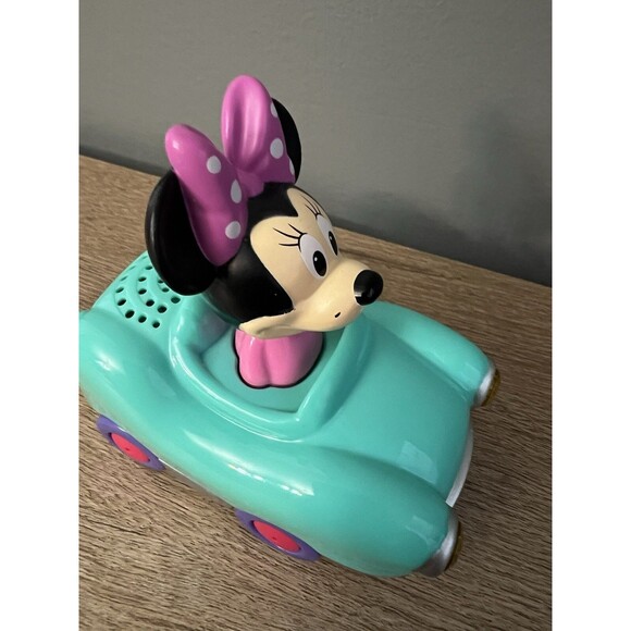 VTech Go! Go! Smart Wheels Minnie Mouse Car with Lights & Sound w/ NEW BATTERIES - Picture 3 of 5
